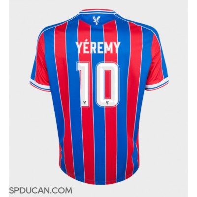 Muški Nogometni Dres Crystal Palace Yeremy Pino #10 Domaci 2025-26 Kratak Rukav Muški Nogometni Dres Crystal Palace Yeremy Pino #10 Domaci 2025-26 Kratak Rukav